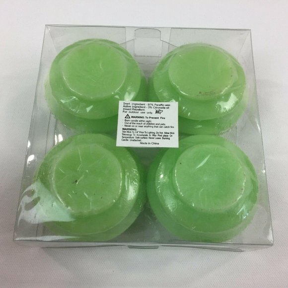 I Scream for Summer Set 8 Red Green Target Water Floating Pool Candles Outdoor - Picture 3 of 7